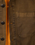RRL Asher Jacket Reverse Sateen Washed Brown