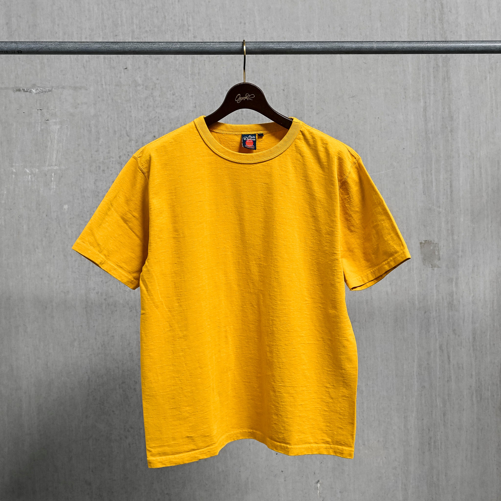 Studio D'Artisan 9913 Tsuri-Ami Loopwheel Pack Tee Yellow – Frans
