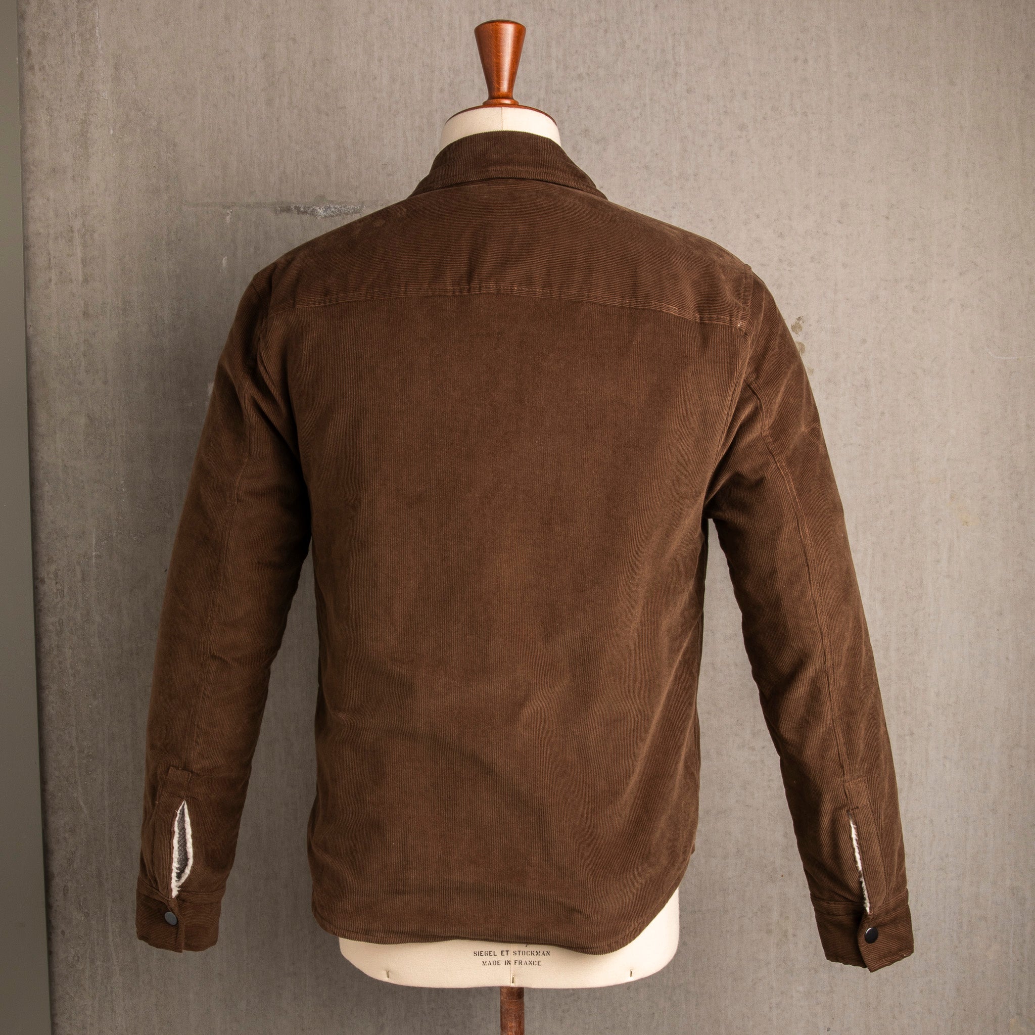 James Perse Corduroy Sherpa Jacket Umber
