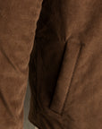 James Perse Corduroy Sherpa Jacket Umber