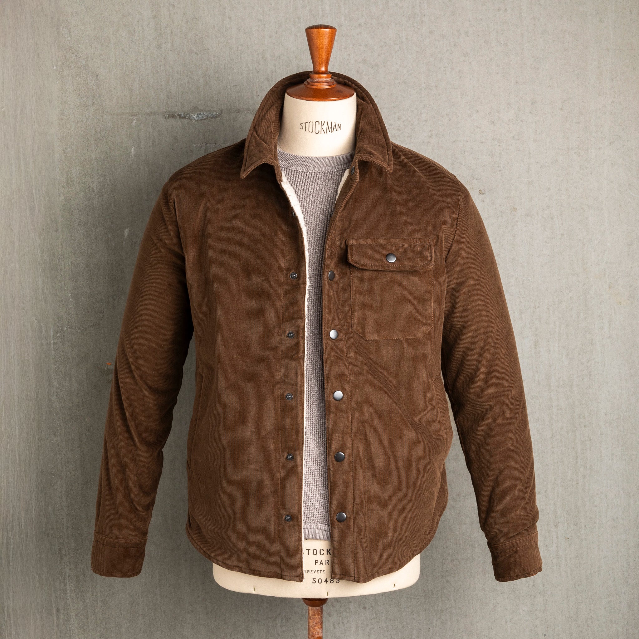 James Perse Corduroy Sherpa Jacket Umber – Frans Boone Store