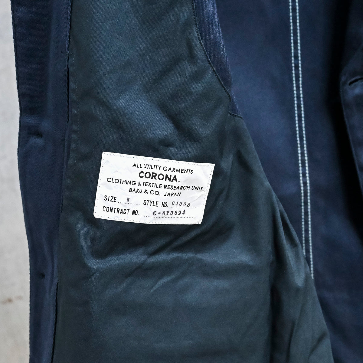 The Corona Utility CJ003 Sherry Jacket Airborne Twill Navy