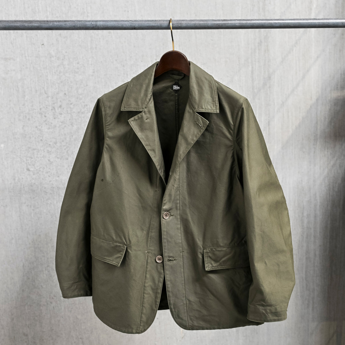 The Corona Utility CJ003 Sherry Jacket Militairy Back Sateen Olive
