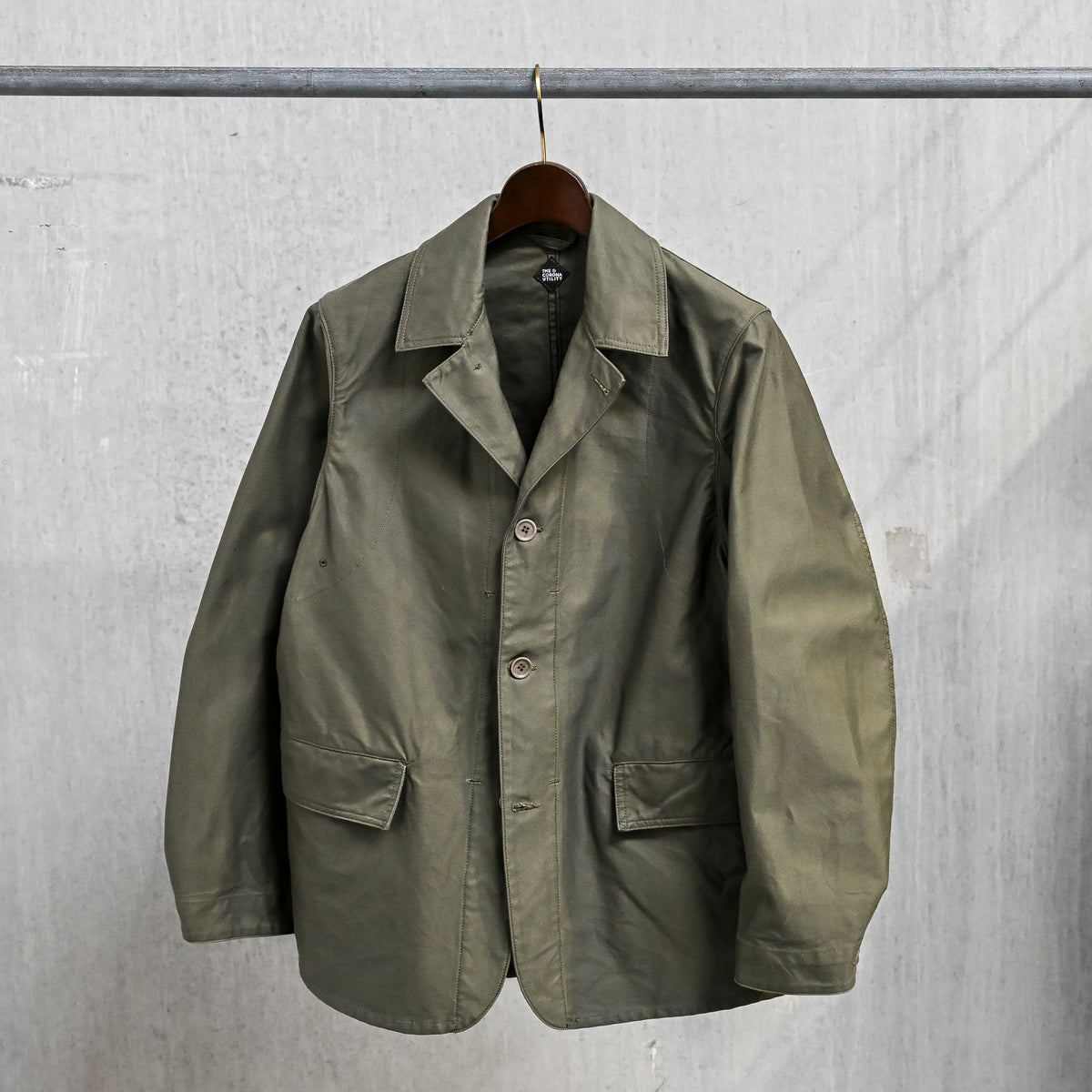 The Corona Utility CJ003 Sherry Jacket Militairy Back Sateen Olive
