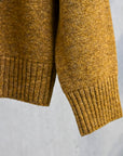 The Corona Utility KN001 Navy Crew Shetland Wool Gold