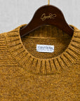 The Corona Utility KN001 Navy Crew Shetland Wool Gold