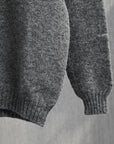 Laurence J. Smith  Super Soft Seamless Crew Neck Pullover Med Grey