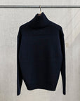 The Corona Utility KN002 Navy Turtle Shetland Wool Navy