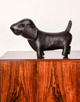The Real McCoy's Handcrafted Horsehide Dachshund Seal Brown