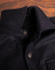 De Petrillo Shirt Jacket Wool and Cashmere Blu Scuro