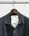 Olde H & Daughter Cotton Distressed Shirt Jacket Overcast