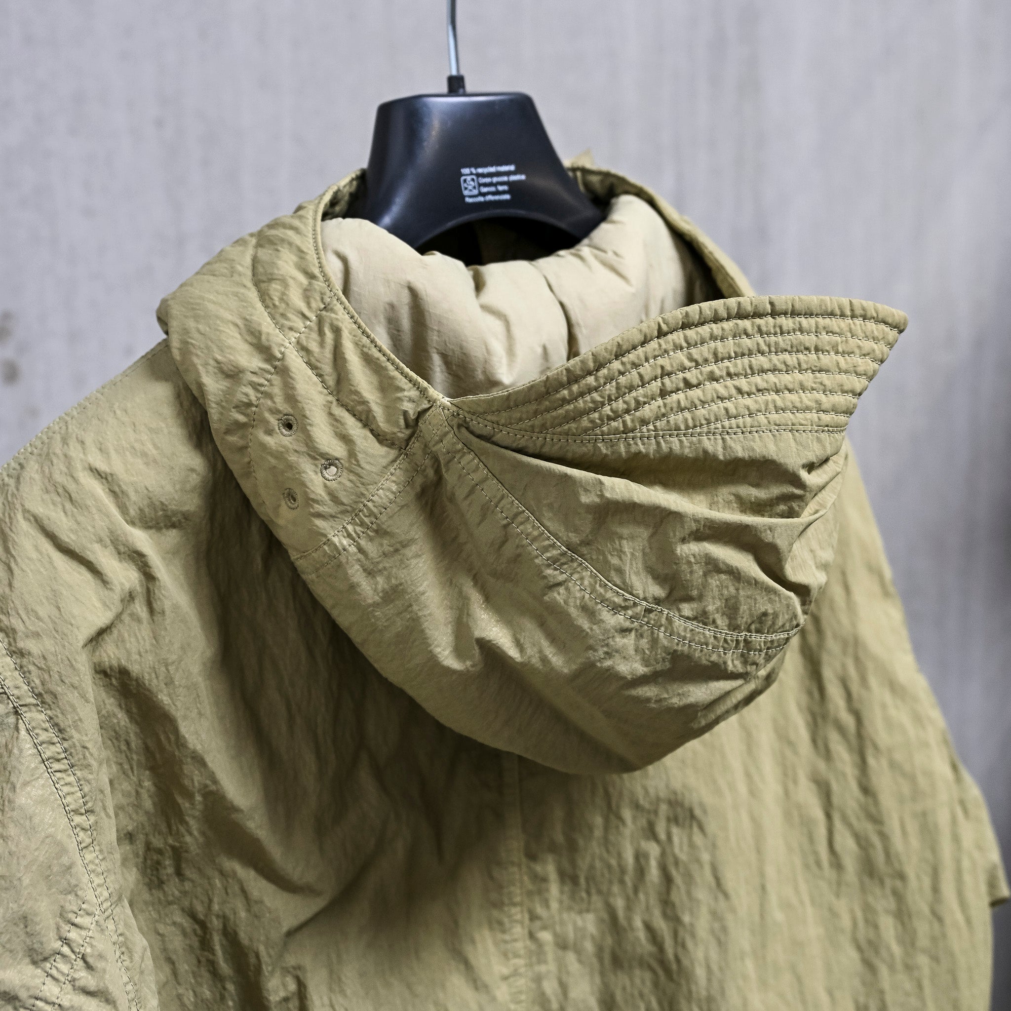 Stone Island Warp Rib Nylon-TC Short Parka Laurel Green