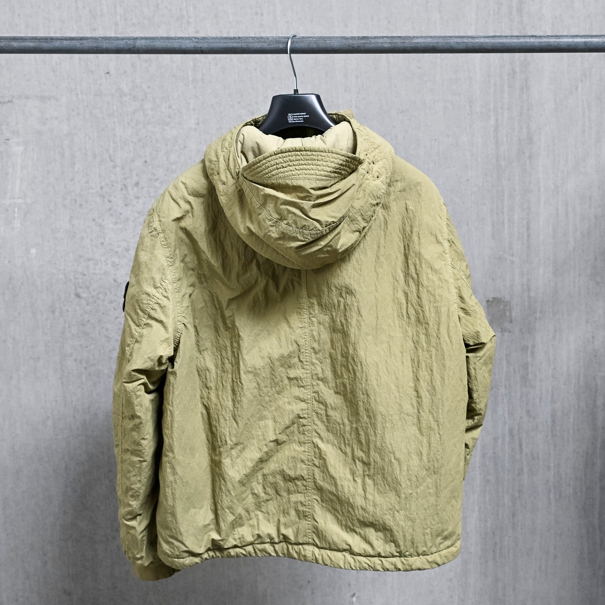 Stone Island Warp Rib Nylon-TC Short Parka Laurel Green – Frans