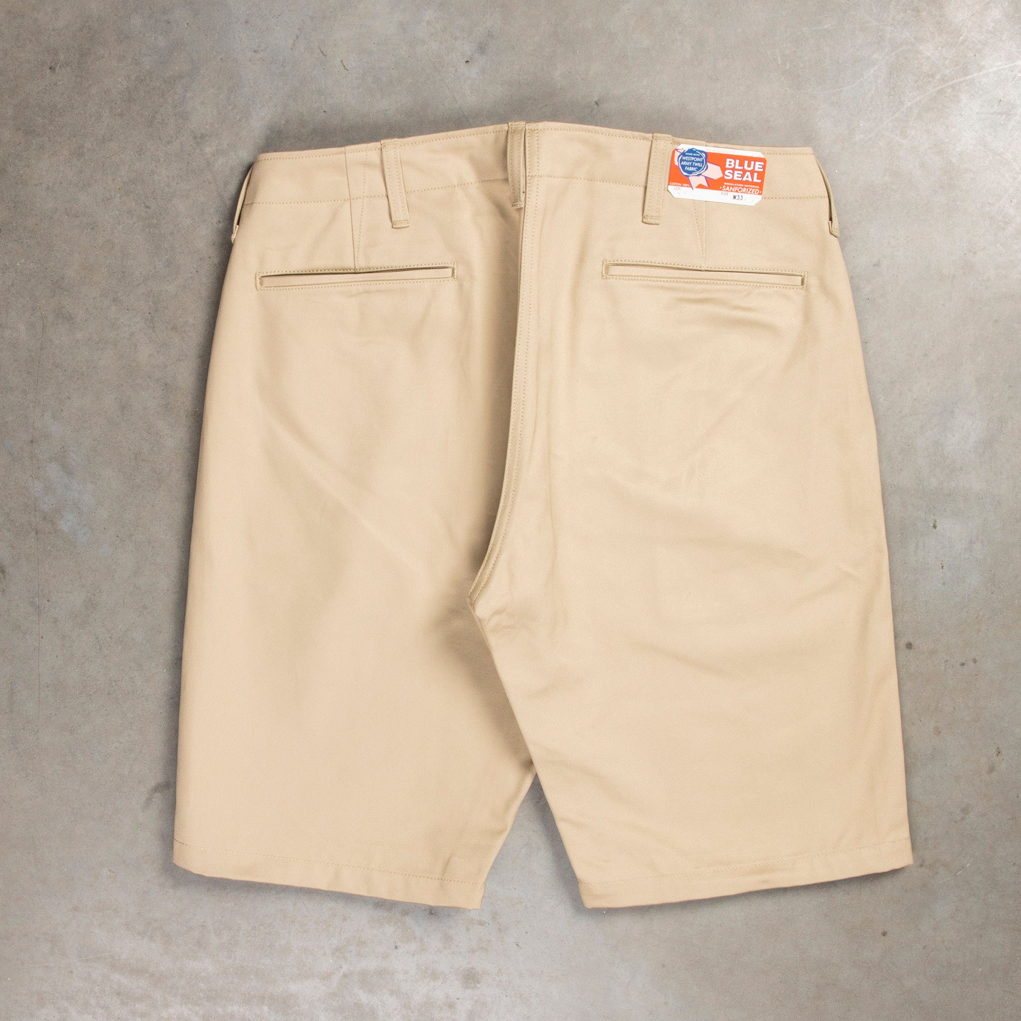 ザ・リアルマッコイズ チノショートパンツ/BLUE SEAL/W34 The Real McCoy's Blue Seal Chino Shorts Beige – Frans Boone Store
