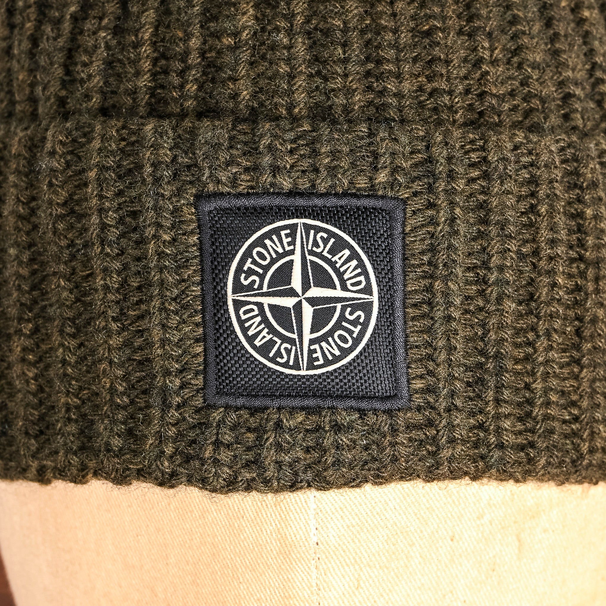 Stone Island Light RWS Geelong Beanie Military Green Melange