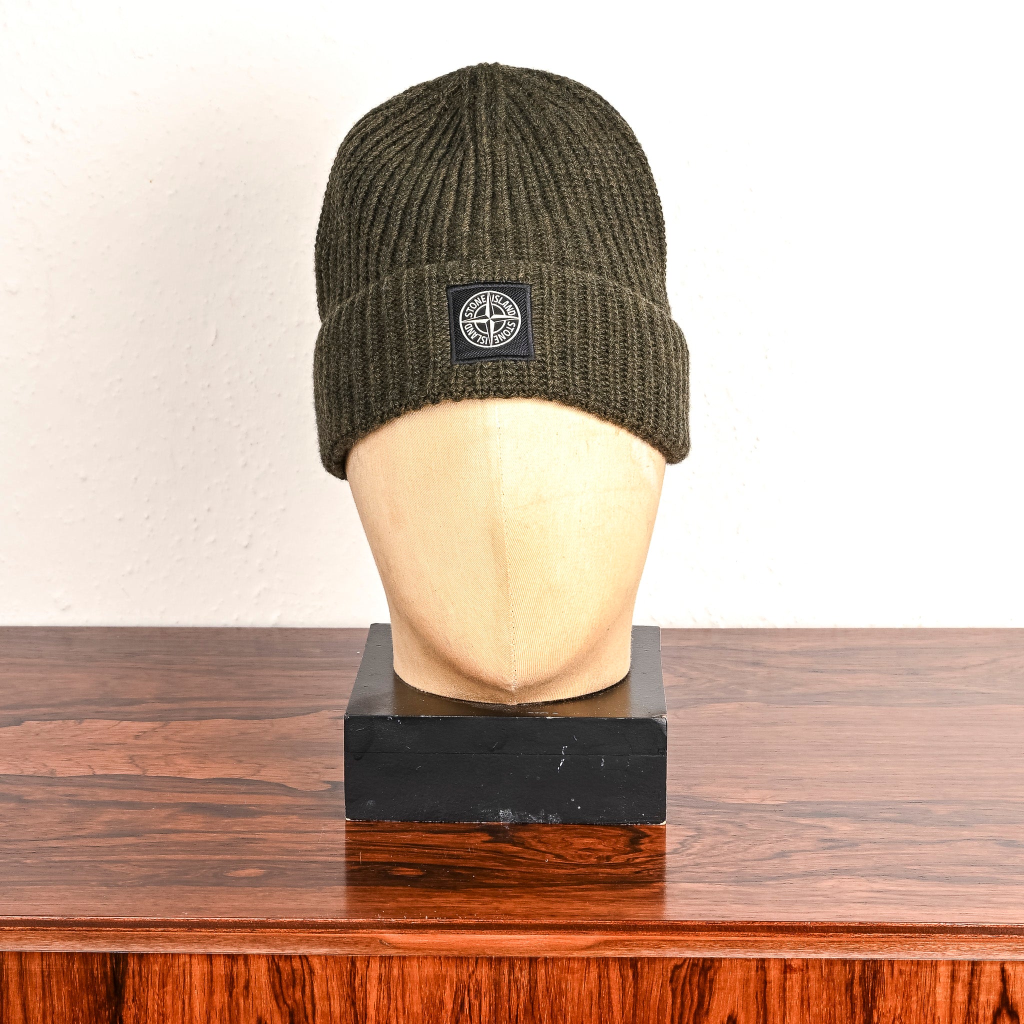 Stone Island Light RWS Geelong Beanie Military Green Melange