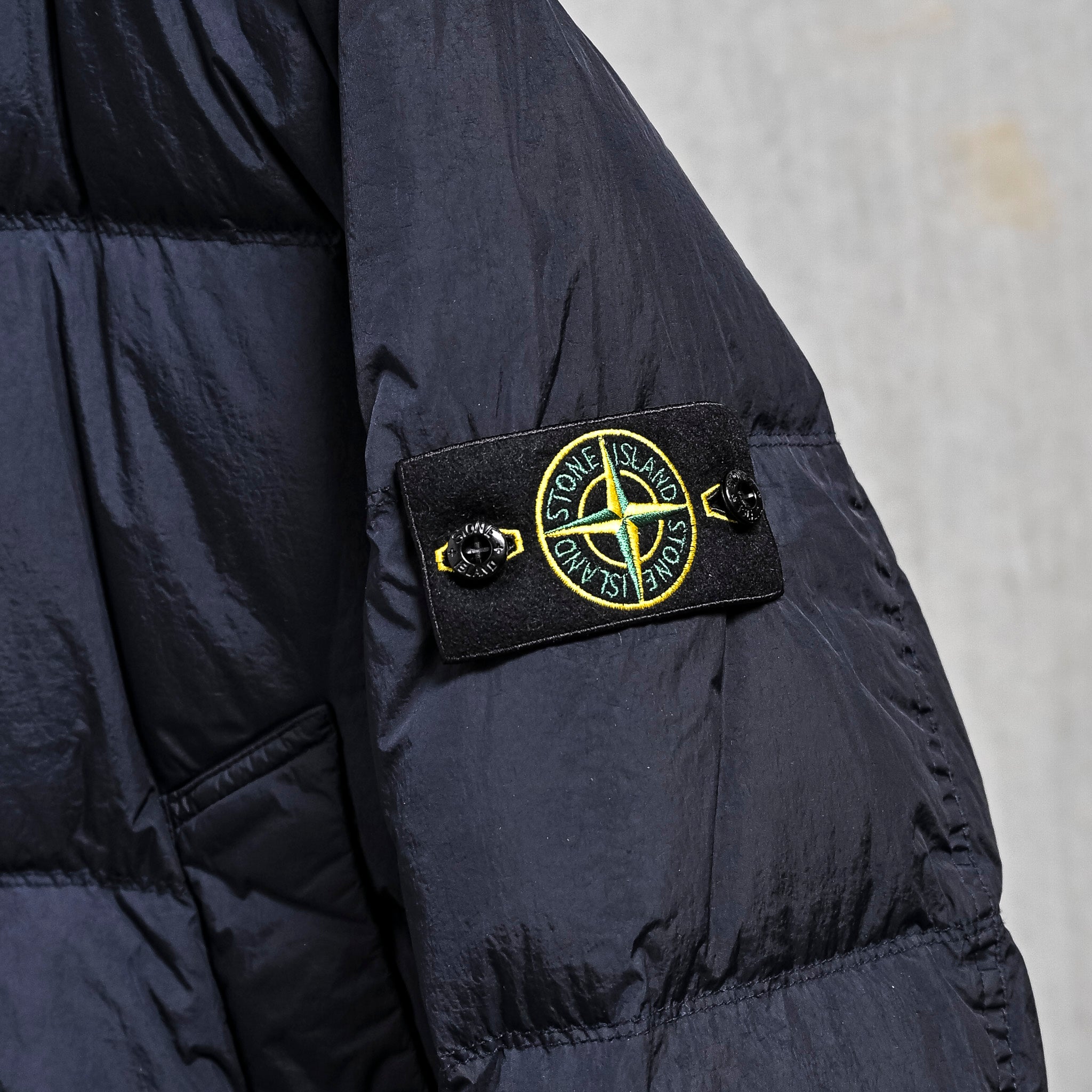 Stone Island Crinkle Reps NY Down Jacket Navy Blue – Frans Boone Store