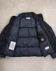 Stone Island Crinkle Reps NY Down Jacket Navy Blue