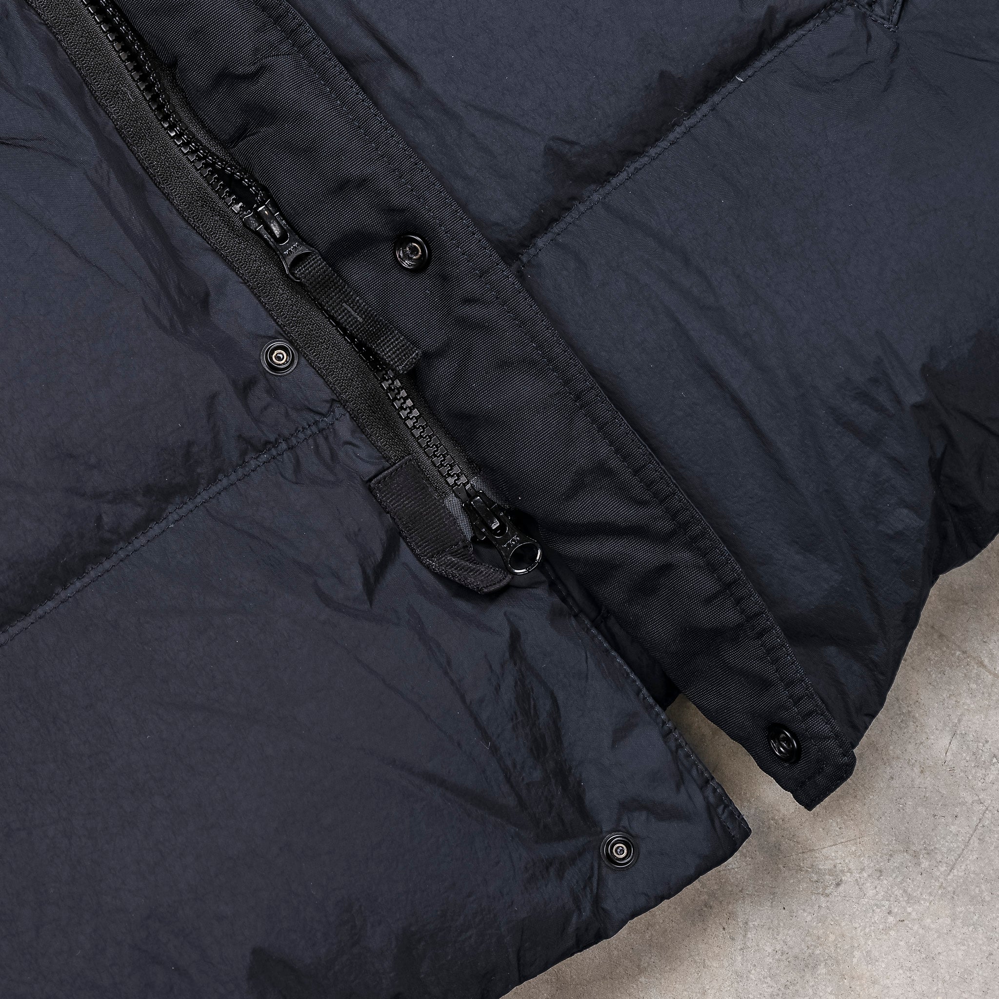 Stone Island Crinkle Reps NY Down Jacket Navy Blue