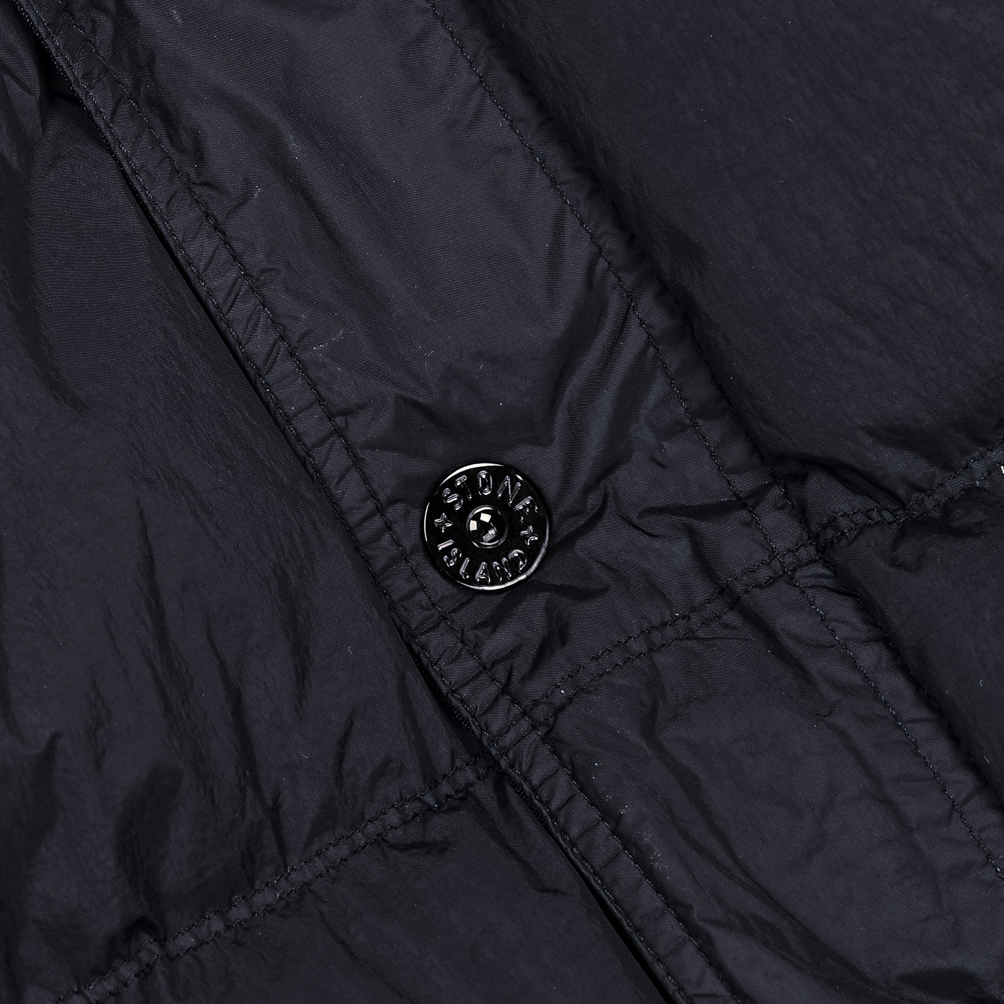 Stone Island Crinkle Reps NY Down Jacket Navy Blue