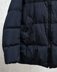 Stone Island Crinkle Reps NY Hooded Down Jacket Navy Blue