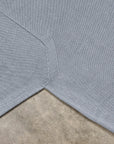 Olde H & Daughter Silk Plain Stitch Crew Neck Sweater Blue Stone