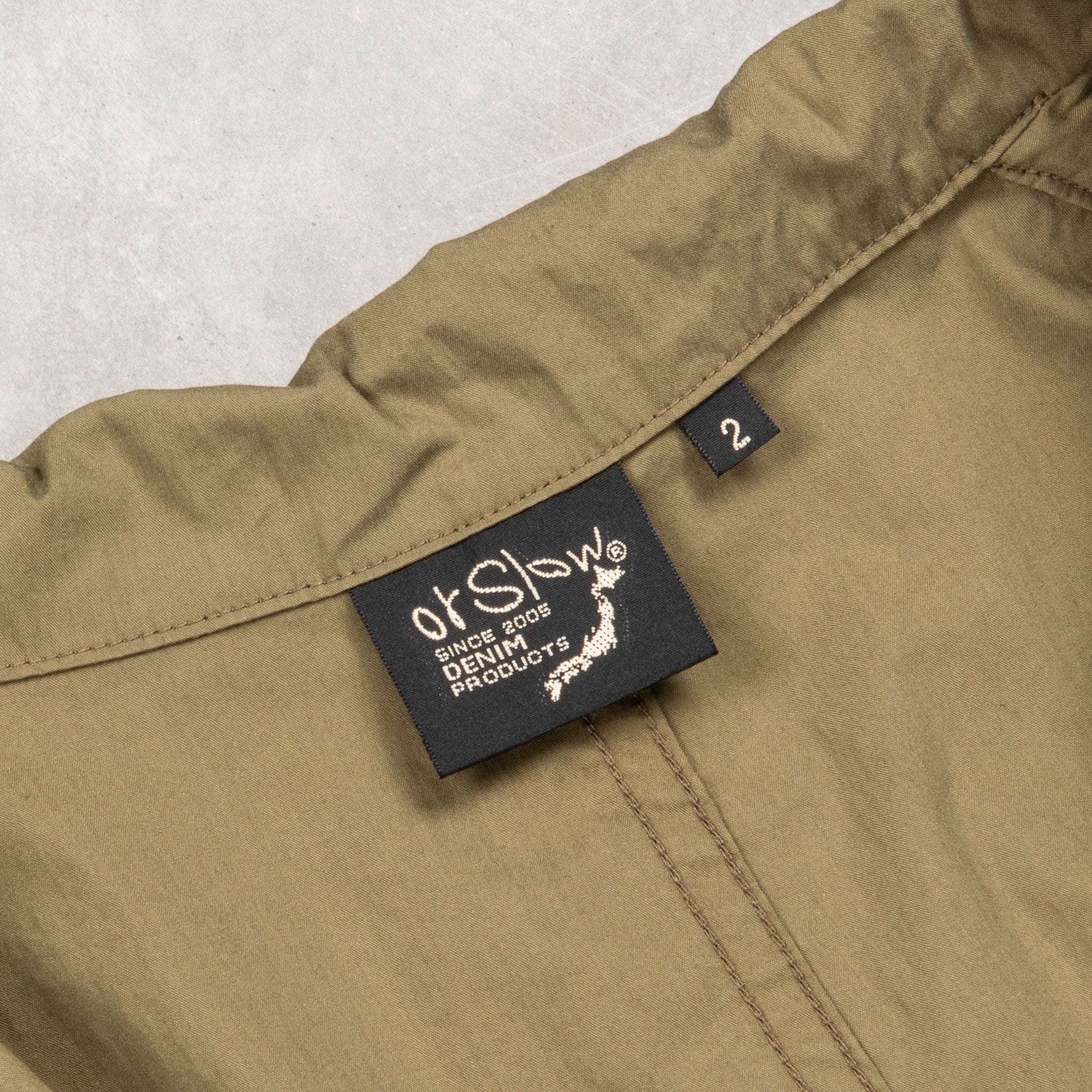 Orslow Simple Light Jacket Army Green – Frans Boone Store
