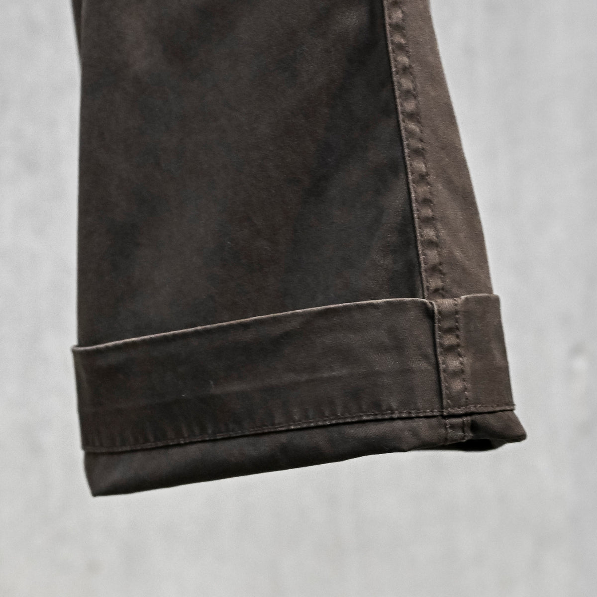 The Corona Utility FP031 M-41 Slacks 60/2 Gabardine "Bio Wash" Chocolate