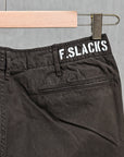 The Corona Utility FP031 M-41 Slacks 60/2 Gabardine "Bio Wash" Chocolate