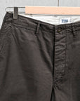 The Corona Utility FP031 M-41 Slacks 60/2 Gabardine "Bio Wash" Chocolate
