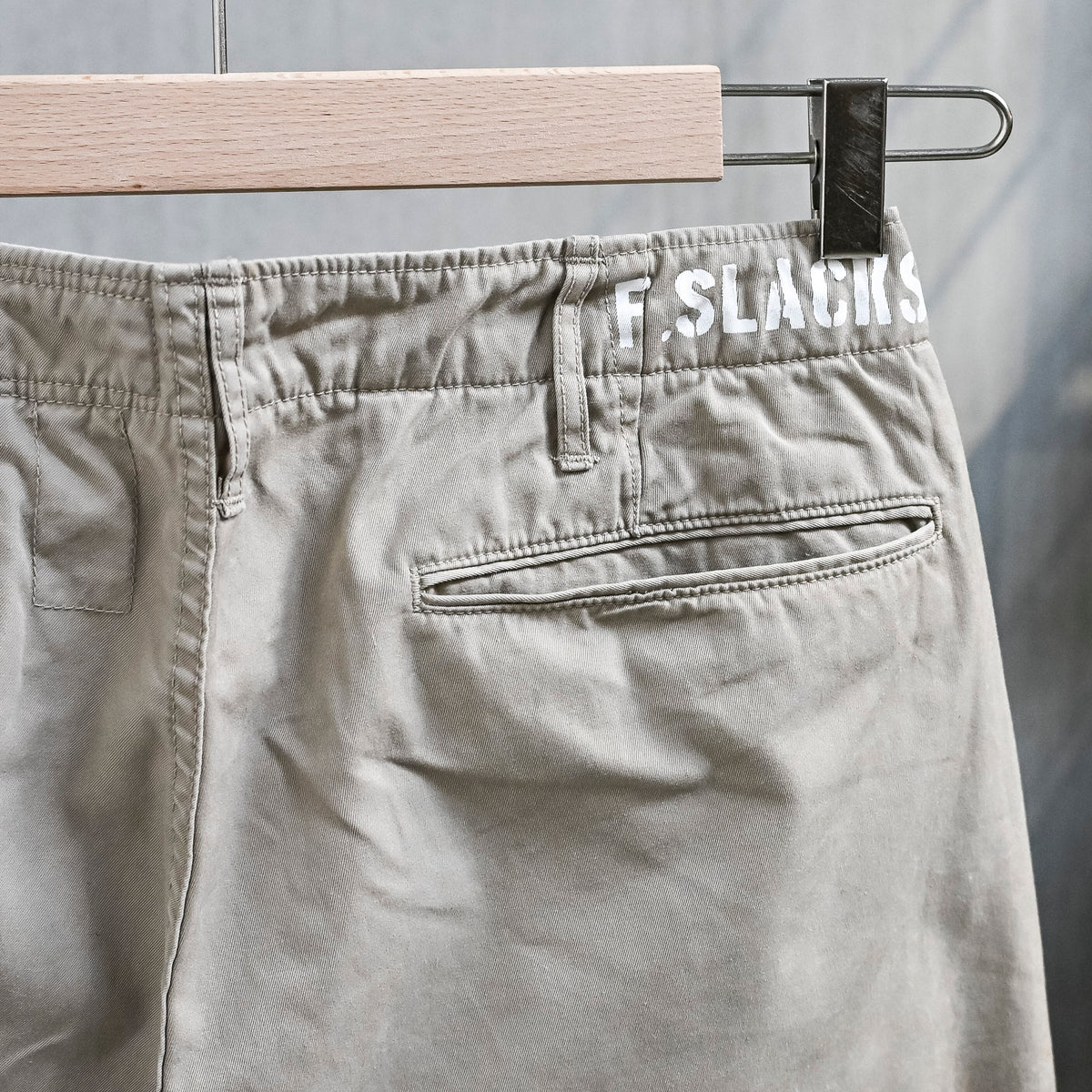 The Corona Utility FP031 M-41 Slacks 60/2 Gabardine "Bio Wash" Stone