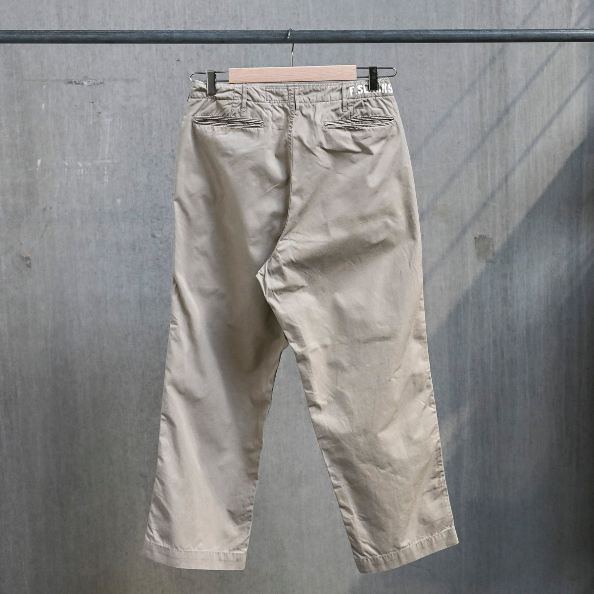 The Corona Utility FP031 M-41 Slacks 60/2 Gabardine "Bio Wash" Stone