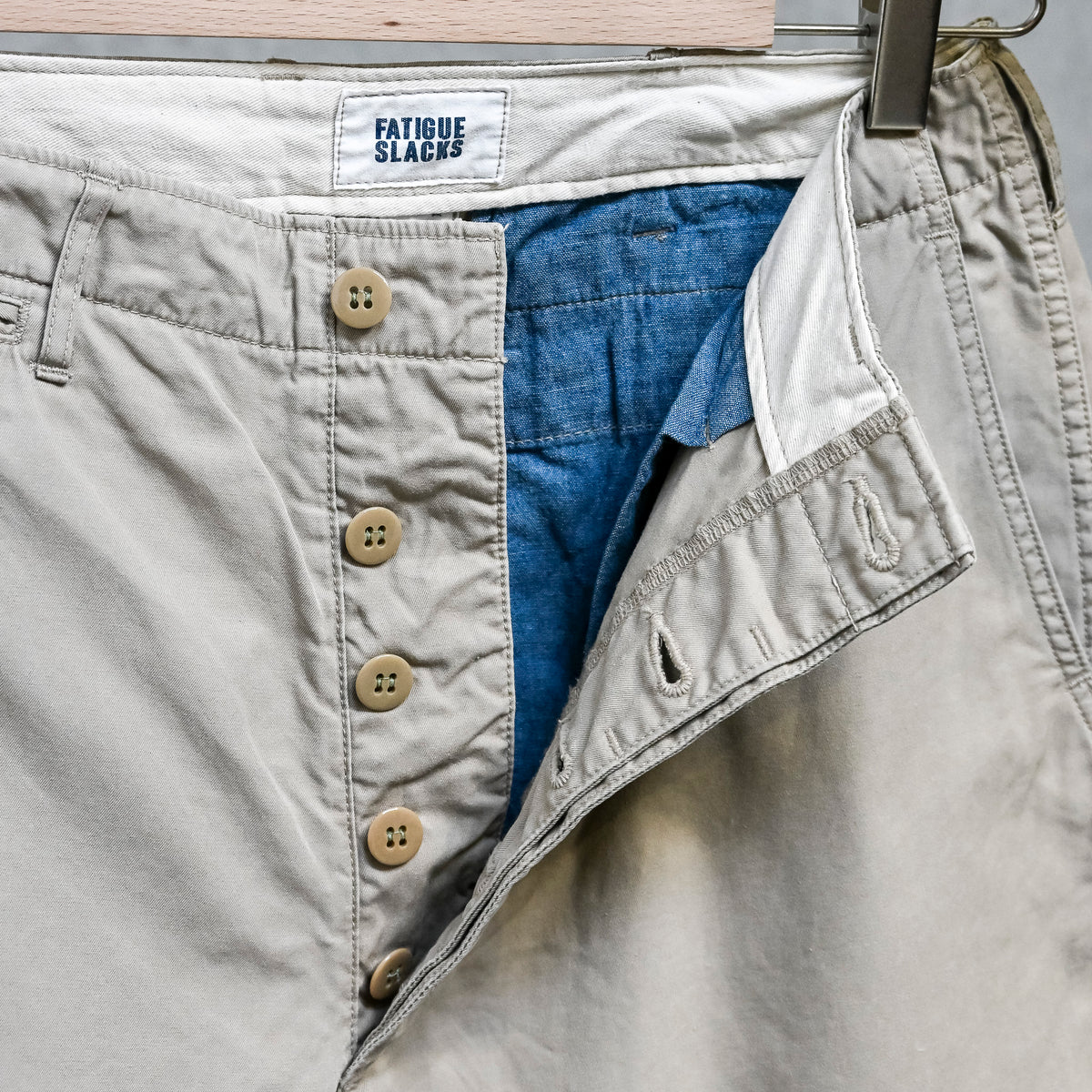 The Corona Utility FP031 M-41 Slacks 60/2 Gabardine "Bio Wash" Stone