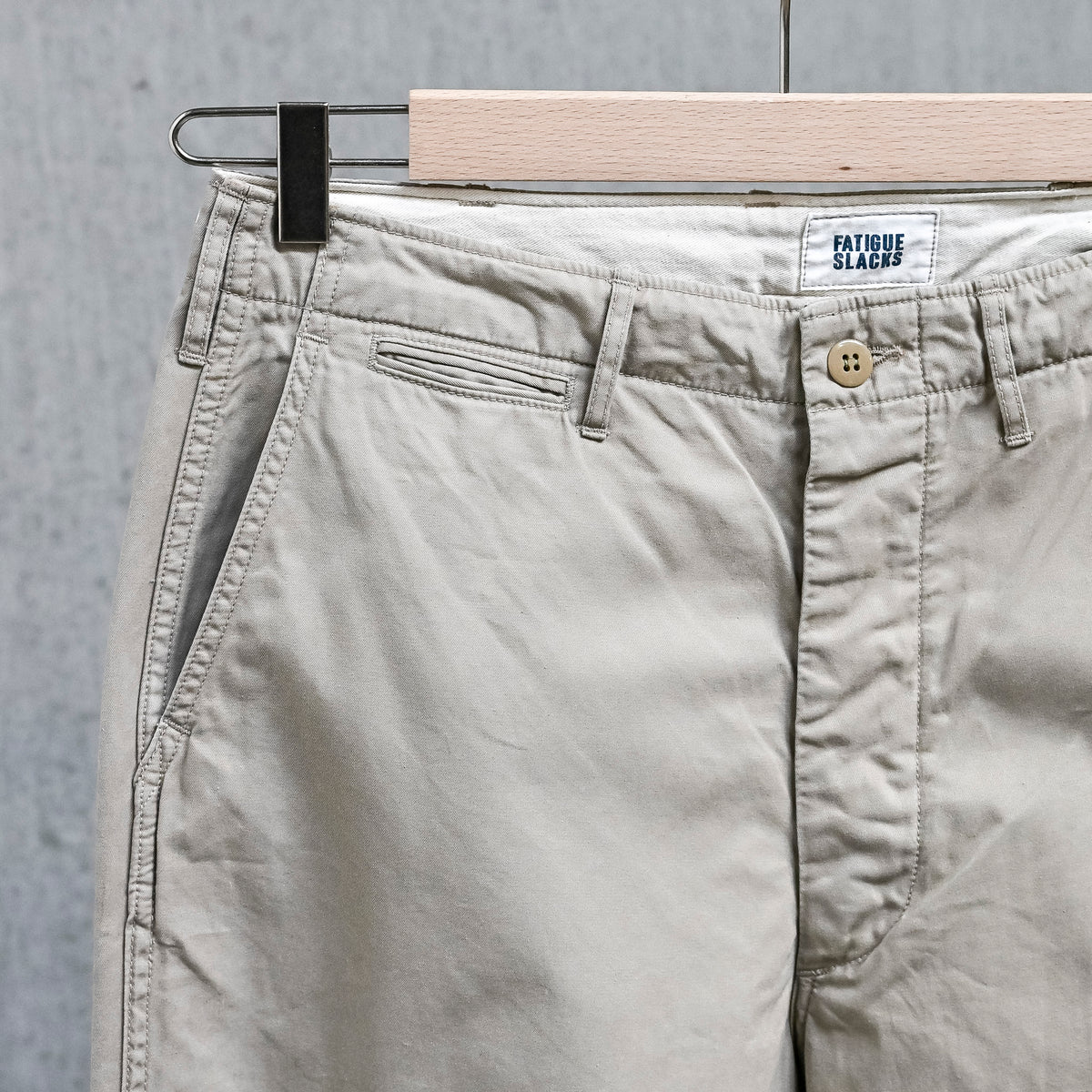 The Corona Utility FP031 M-41 Slacks 60/2 Gabardine "Bio Wash" Stone