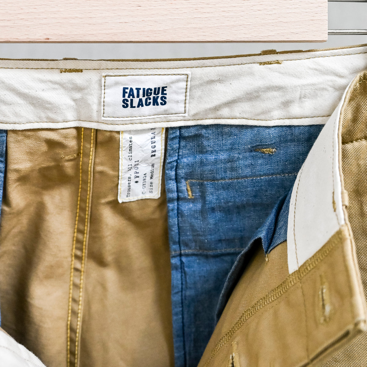 The Corona Utility FP031 M-41 Slacks Chino Cloth Khaki