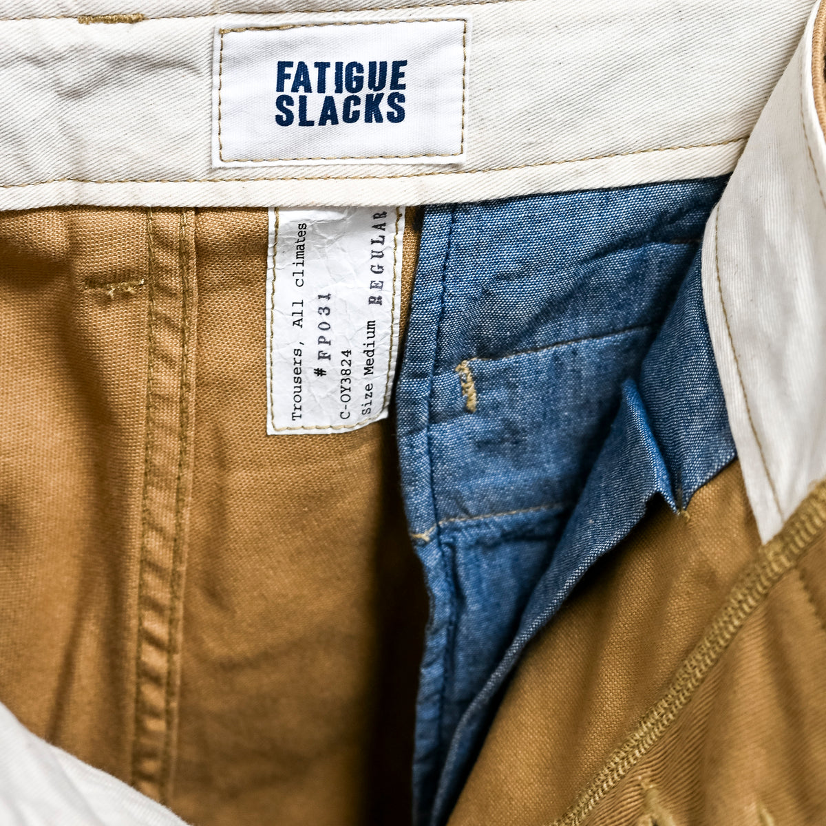 The Corona Utility FP031 M-41 Slacks Airborne Twill Khaki