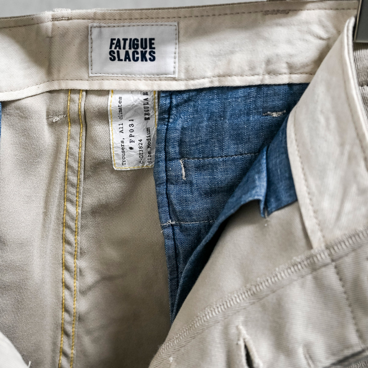 The Corona Utility FP031 M-41 Slacks Airborne Twill Sand