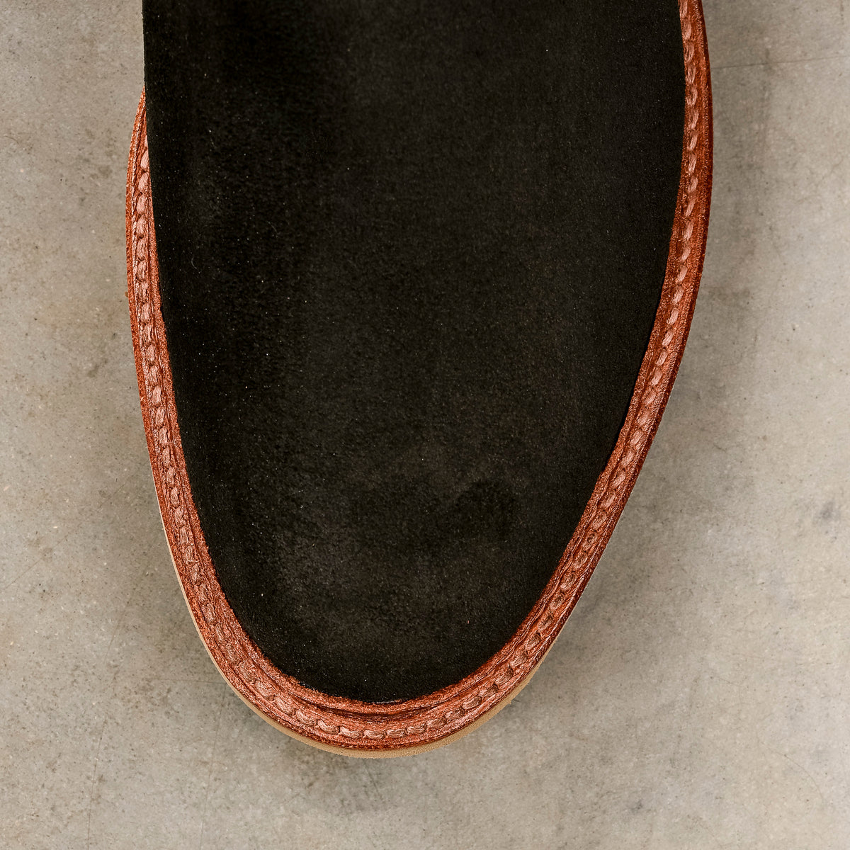 Alden x Frans Boone Slip-on Chukka Reversed Chamois Earth on Goodyear
