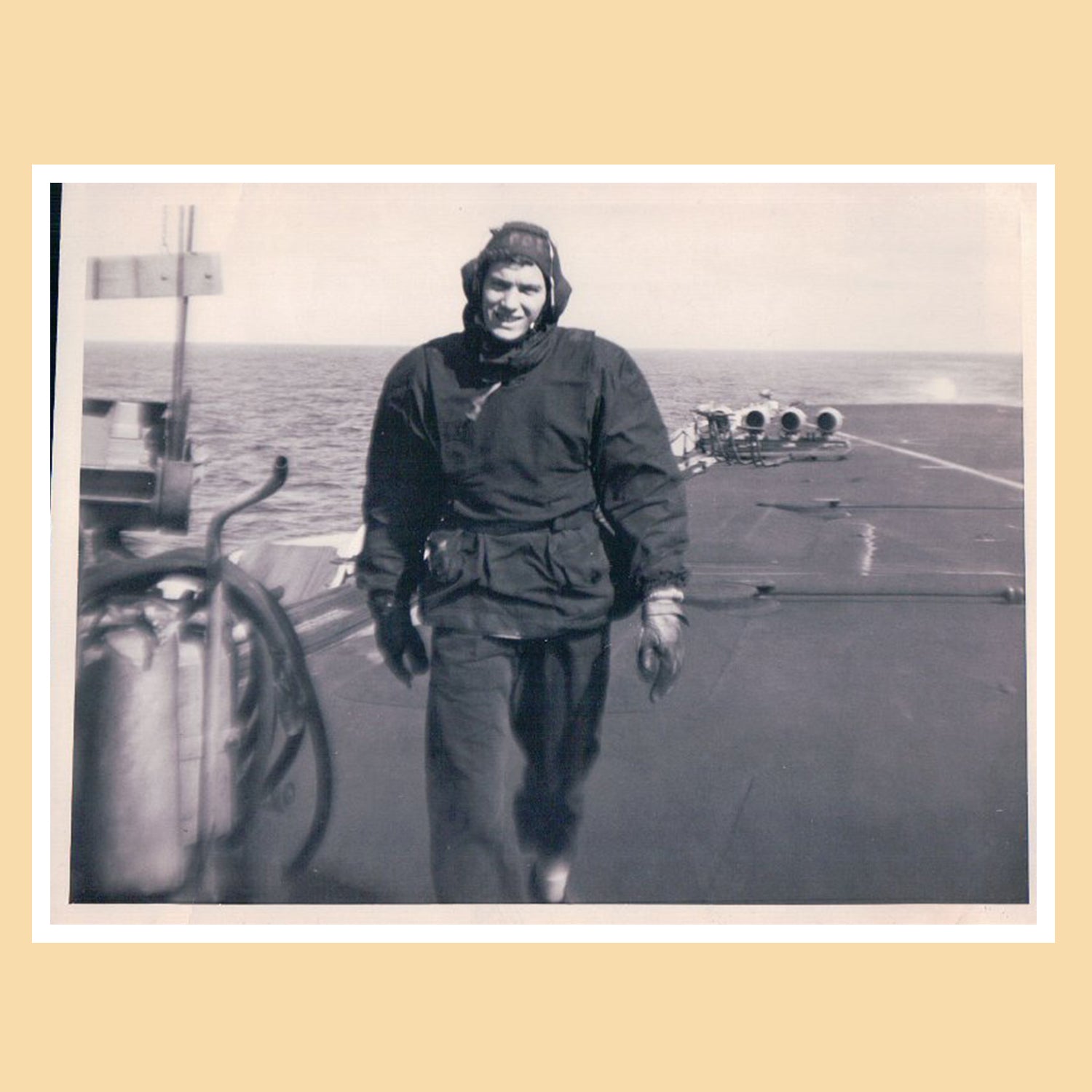 The Real McCoy's Royal Navy Windproof Deck Smock, 1st Pattern Navy