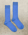 Frans Boone Socks Puro Cashmere Pesante Oceano