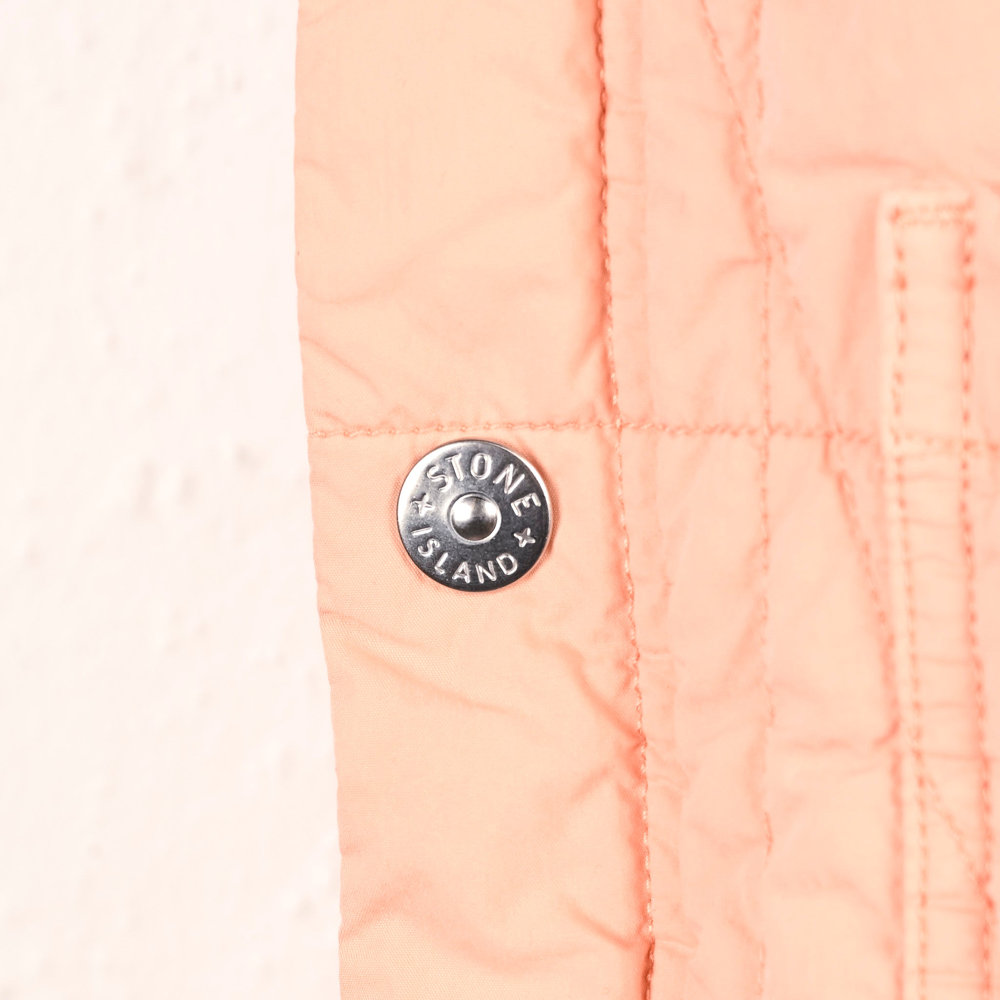 Stone Island Cotton Nylon Tela Quilted TC Jacket Plaster Pink
