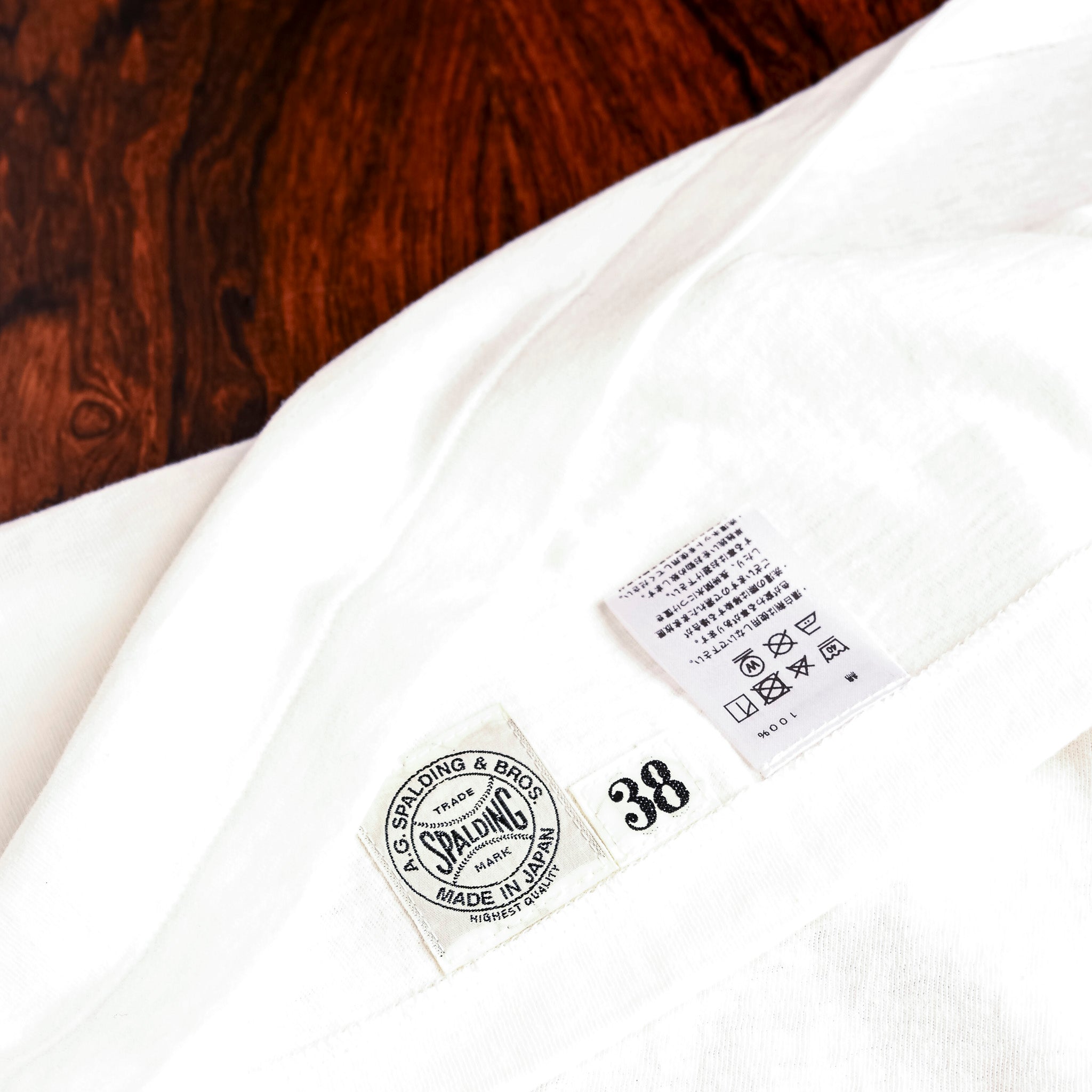 A.G. Spalding &amp; Bros 6.5oz Tube Body Pocket Tee White