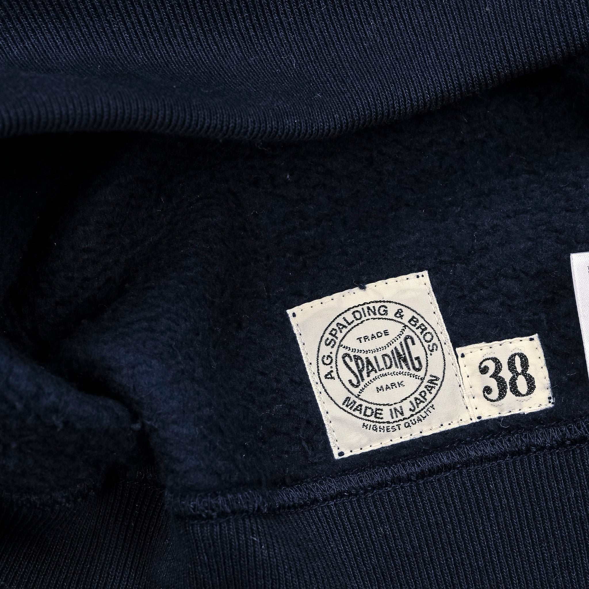 A.G. Spalding &amp; Bros Loopwheel Tube Fleece Training Shirt Navy