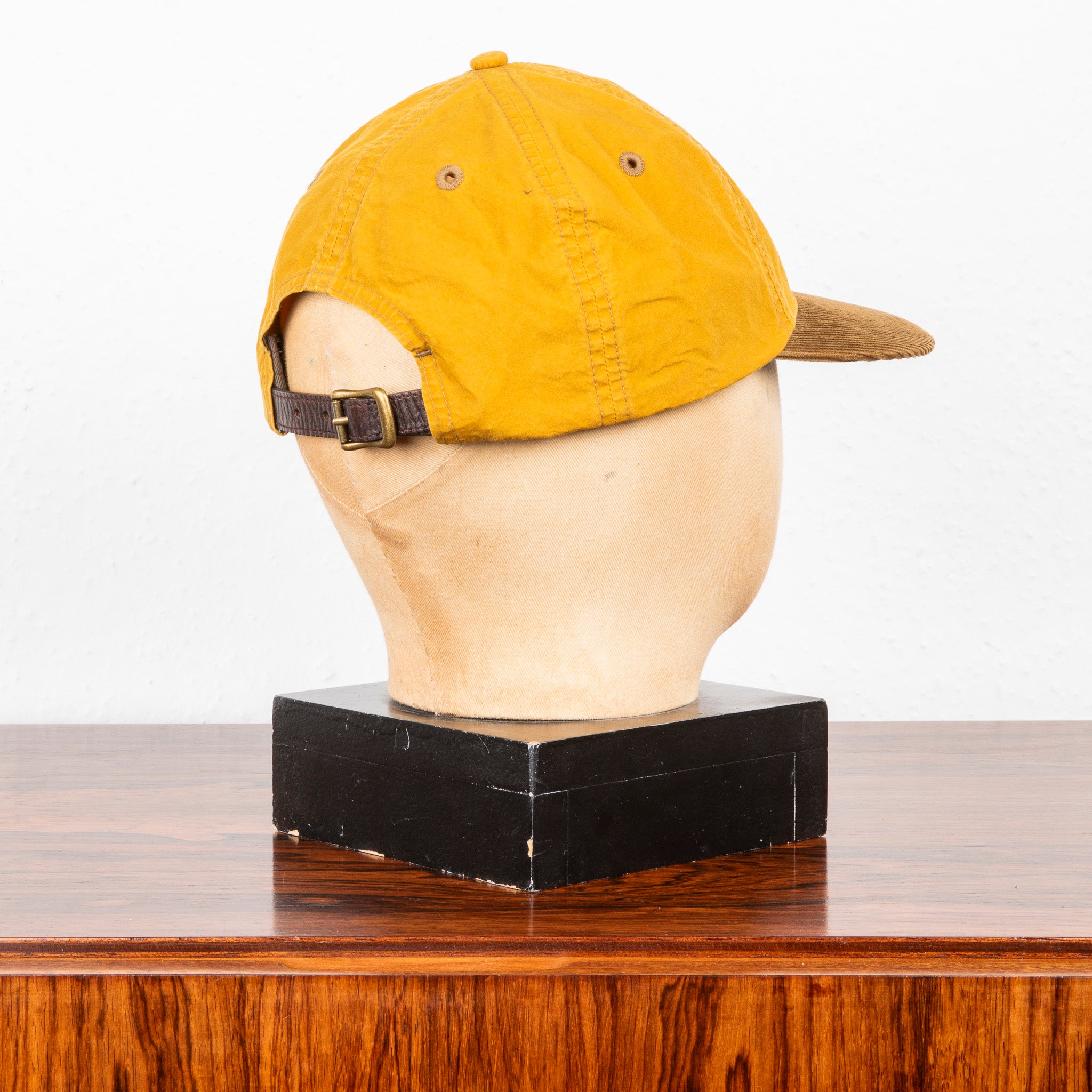 RRL Oil Cloth Sportsman Cap Mustard