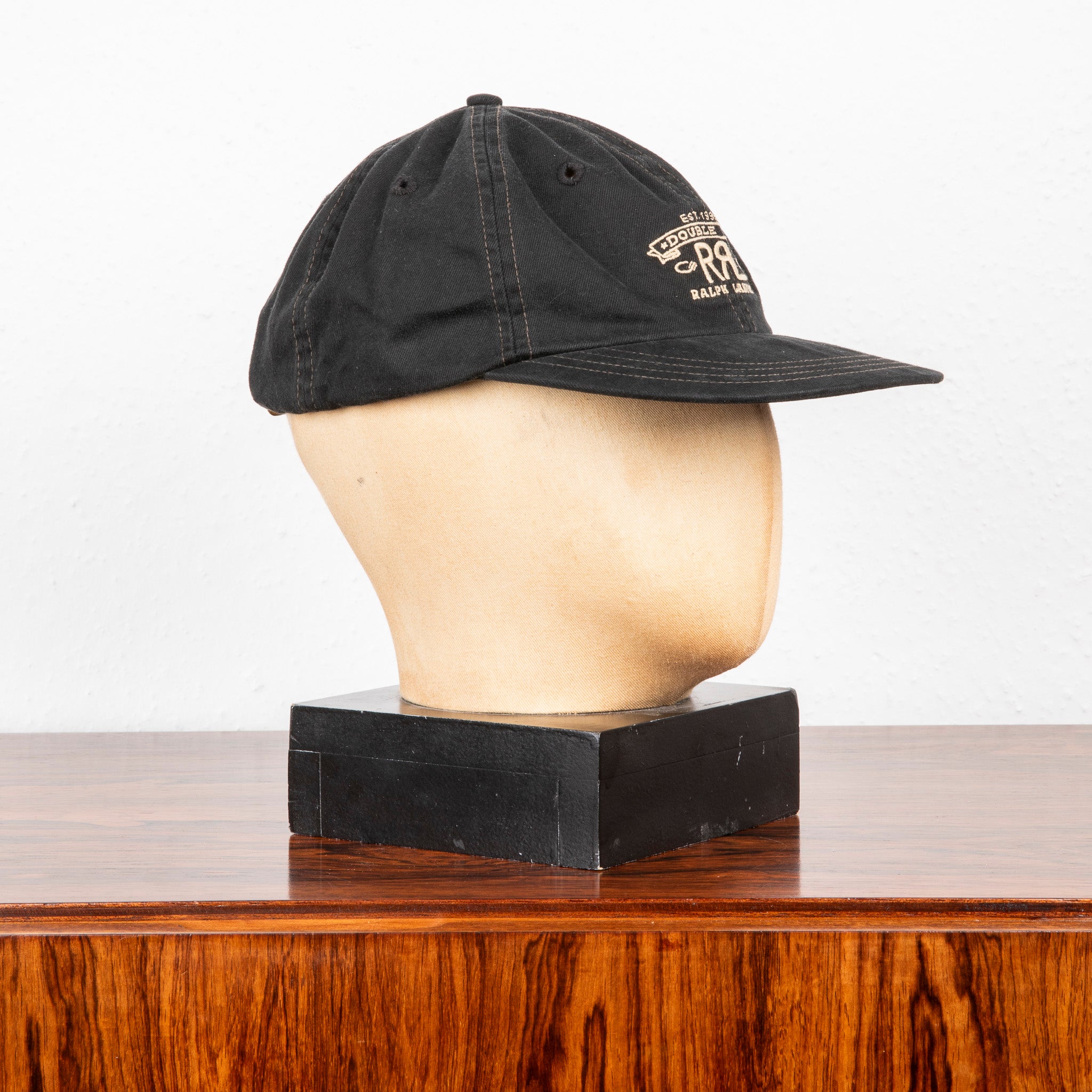 RRL / ブラック・キャップ RRL Sportsman Logo Cap Black – Frans Boone Store