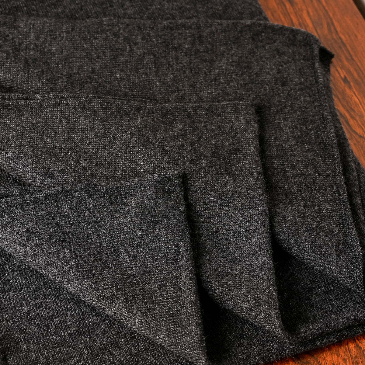 The Corona Utility CA017 Cashmere Stole Top Charcoal