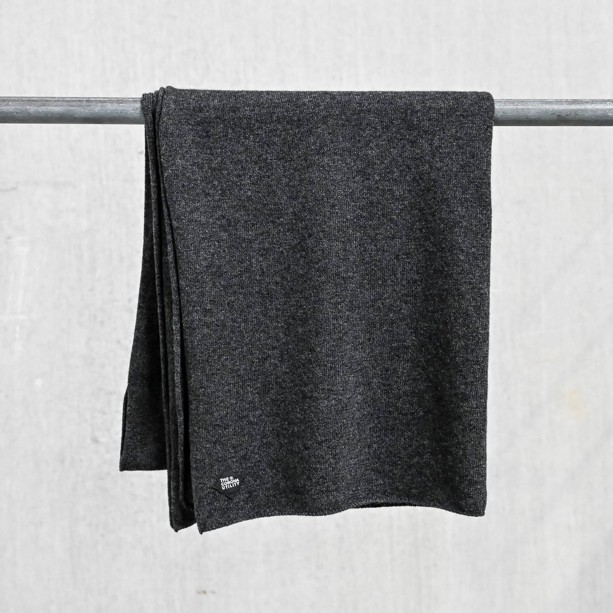 The Corona Utility CA017 Cashmere Stole Top Charcoal