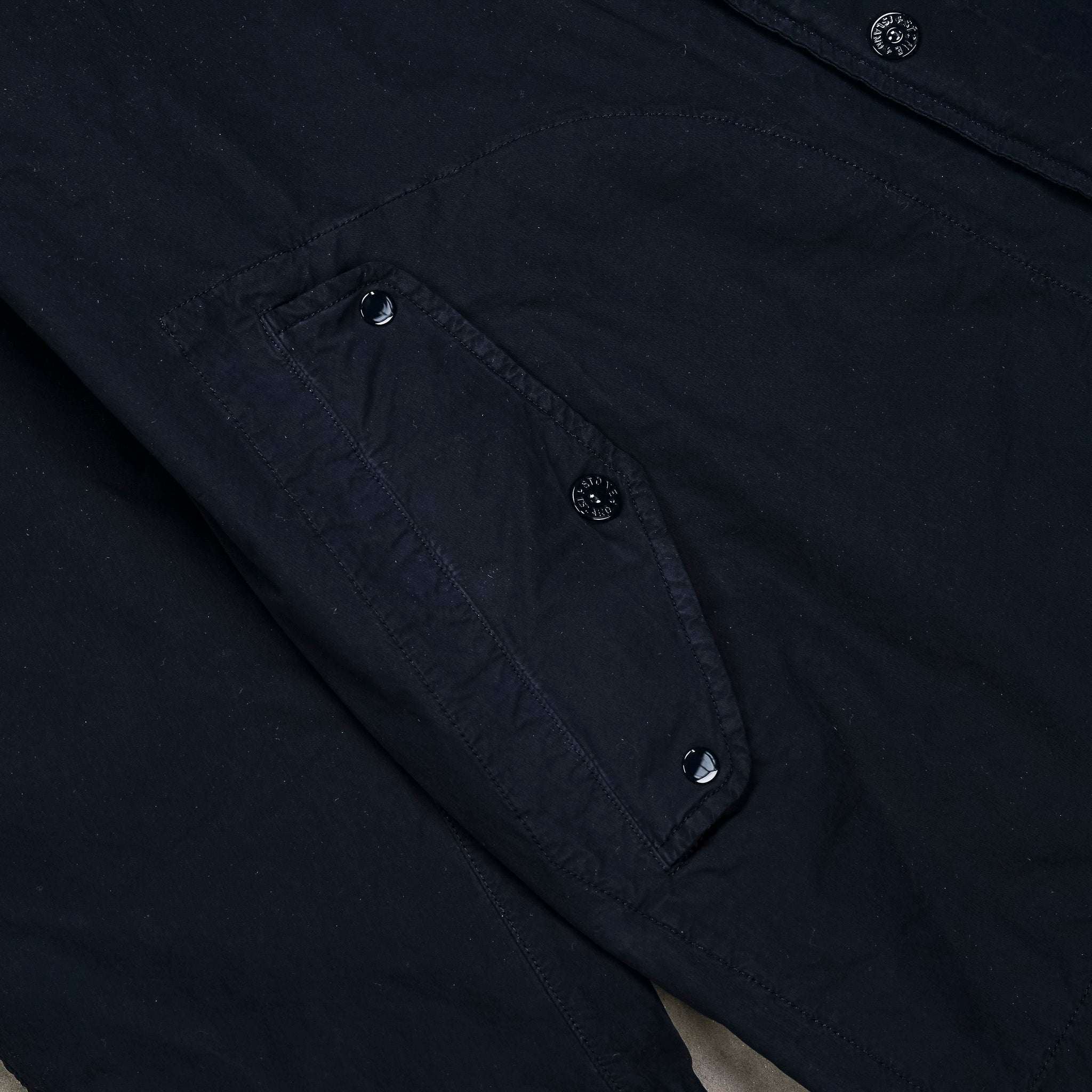 Stone Island Ghost David Light TC Car Coat Navy