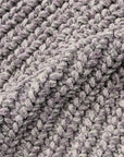 Stone Island Mouliné Cotton Chenille Beanie Grey Melange