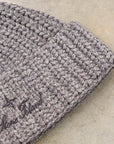 Stone Island Mouliné Cotton Chenille Beanie Grey Melange